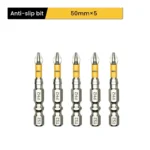 5PCS Upgraded High Hardness And Strong Magnetic Bit 25/50/65/70/90/150mm Non-slip Cross High Hardness Electric Hand Drill Screw - Image 13