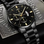 Fashion Men Stainless Steel Watch Luxury Calendar Quartz Wrist Watch Mens Business Watches for Man Clock Montre Homme - Image 3