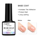 1pc/2pcs/3pcs 8Ml Functional Gel Nail Art Set with Base Coat and Diamond Top Coat,Matte Top ,Soak Off  for Nail Art Design Tool - Image 3