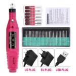 LULAA Portable Professional Electric Nail Drill Machine Manicure Tools Pedicure Drill Set Family Nail File Nail Drill Equipment - Image 30
