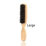Brown Pointed-Tail Bristle Comb - Unisex, Smooth & Anti-Static, No Tangles No Hair Damage, Home Use - Image 8
