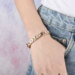 Magnetic Lymphatic Drainage Bracelet for Men Women Lymphatic Detox Zircon Bracelet Slimming Magnetic Therapy Health Care Gift - Image 5