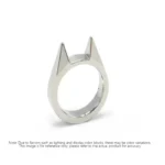 Self-defense cat ear ring window breaker women's anti-wolf men's single finger buckle carry defense spikes finger tiger . - Image 11