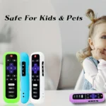 1/2/3 piece set of luminous silicone remote control with rope suitable for TCL Hisense Roku TV remote control - Image 4