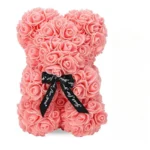 2026 Artificial Flower Eternal Rose Teddy Bear for 520 Mom Mother's Day Birthday Valentine's Day Anniversary Gifts & Decorations - Image 7
