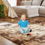 VIKAMA Tie-Dye Plush Carpet Living Room Decoration Soft Fluffy Home Mat Children's Room Baby Crawling Non-Slip Blanket - Image 12