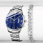 Fashion Men Stainless Steel Watch Luxury Calendar Quartz Wrist Watch Mens Business Watches for Man Clock Montre Homme - Image 17