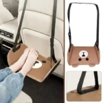 Portable Car Foot Rest Hammock Adjustable Backseat Suspension Footrest For Travel Office Auto Interior Accessory - Image 3