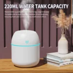 220ML big fog amount usb air humidifier Small desktop humidifier home intelligent car aromatreatment machine - Image 4