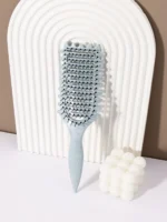 Curling Styling Brush 1PC Hollow Massage Comb for Hair & Wigs - Image 10