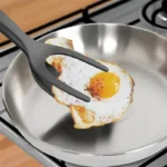 2 in 1 kitchen tongs silicone flip turner