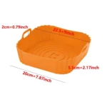 Silicone Air Fryer Liner 1PC 22cm Reusable Baking Basket - Image 6