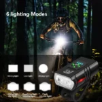 LED Bicycle Front Light Type-C Rechargeable Bicycle Headlight MTB Road Bike Headlamp Easy to Install Cycling Accessories - Image 3