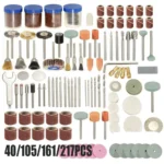 Rotary Tool Accessory Set for Power Drills, Compatible with Dremel, Includes Grinding, Polishing, Mini Saw Blades, and