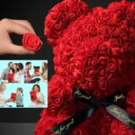 2026 Artificial Flower Eternal Rose Teddy Bear for 520 Mom Mother's Day Birthday Valentine's Day Anniversary Gifts & Decorations - Image 4