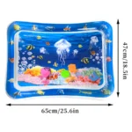 Baby Water Play Mat 1PC Inflatable Tummy Time Activity Pad - Image 6