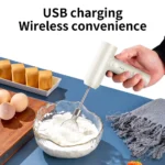 Wireless Electric Food Mixer 3-Speed Portable Egg Beater - Image 3