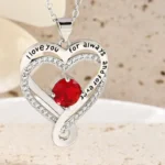 Elegant Style Heart shaped Pendant Necklace Hollow Design Mother's Day Gift Party Suitable for Best Friends Without Box - Image 16
