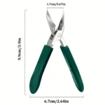 Thick Ingrown Nails Heavy Duty Stainless Steel Trimmer Safety Soft Grip Ultra Sharp 25 Degree Angled Blade Seniors Splash Proof - Image 4