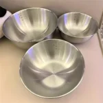 stainless steel mixing bowls 1-3pcs with measurement scale