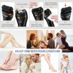 Rechargeable Electric Foot Grinder - USB Powered Callus Remover with Adjustable Speeds, for Men & Women's Pedicure and Self-Care - Image 3