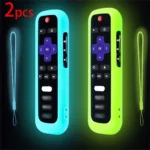 1/2/3 piece set of luminous silicone remote control with rope suitable for TCL Hisense Roku TV remote control - Image 10