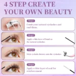 Eyelash Glue and Seal for Eyelash Clusters Strong Fixed Eyelash Glue Lasting Eyelash Glue Eyelash Extension tool - Image 3