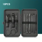 7/10/12/18/20/24PCS Set Professional Manicure Set Kits Stainless Steel Fingernail Toenail Clippers Set with Leather Portable - Image 13
