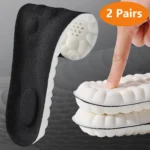 1/2/4pairs Latex Sport Insoles Soft High Elasticity Shoe Pads Orthotic Breathable Shock Absorption Cushion Arch Support Insole - Image 14