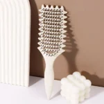 Curling Styling Brush 1PC Hollow Massage Comb for Hair & Wigs - Image 6