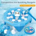 penguin ice breaking game mini desktop toy