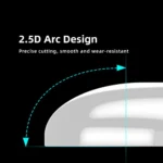 2PCS/40 Small Dots Esports mouse ICE Foot Sticker DIY Foot Pad Arc Edge Esports 6.5MM Universal Easy to Replace - Image 2