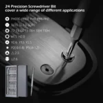 Precision Screwdriver Set 25 in 1 Phillips Torx Hexagonal Flat Head Magnetic Screwdriver Head for iPhone PC Watch Camera Glasses - Image 6