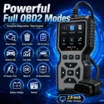 Professional Obd2 Diagnostic Tool for Heavy-Duty Vehicle Repair - Code Reader/Resetter, Supports Real-Time Data Stream, No Battery Required, Compatible with Vehicles from 1996 Onwards (Obdii/Eobd, Mode 6/8), Suitable for Mechanics, DIY Car Repair, Trucks, Motorcycles, Suvs - Compact Design, User-Fri - Image 3