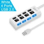 High Speed 4/7 Ports USB HUB 2.0 Adapter Expander Multi USB Splitter Multiple Extender with LED Lamp Switch for PC Laptop - Image 8