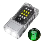 MINI USB Rechargeable LED Flashlight Portable Tail Magnet Flashlight Super Bright Camping Lantern Side COB Emergency Light - Image 7