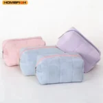 HOMEFISH Stylish Large‑Capacity Pillow‑Shaped Storage Bag, Portable Multifunctional Cosmetic & Pen Pouch For Women Daily Carry - Image 6