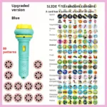 Kids Projection Flashlight 80 Patterns LED Bedtime Story Toy - Image 7