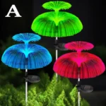 1-10pcs 7Color Changing Outdoor Lamp Solar Jellyfish Lights Waterproof Pathway Lawn Garden Decor Lighting - Image 7