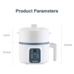 1.7L Electric Rice Cooker Single Double Layer 220V Multi Cooker Non-Stick Smart Mechanical MultiCooker Steamed Rice Pot For Home - Image 6