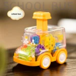 Transparent Gear Car Toy 1PC Inertia Pull-Back Kids Vehicle - Image 5