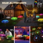 1-10pcs 7Color Changing Outdoor Lamp Solar Jellyfish Lights Waterproof Pathway Lawn Garden Decor Lighting - Image 6