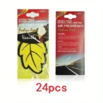 3-60pcs Car Air Freshener Natural Scented Tea Paper Auto Hanging Vanilla Perfume Fragrance Leaf Shape Car Accessories Interior - Image 23