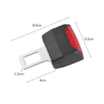 2PCS Car Seat Belt Clip Extension Plug Car Safety Seat Lock Buckle Seatbelt Clip Extender Converter Baby Car Seat Accessories - Image 6