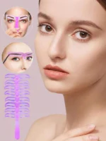 8Pcs Reusable Eyebrow Stencils,Eyebrow Shaping Kit,Eyebrow Makeup Template,Eyebrow Shaper-8 Styles For Different Eyebrow Shapes - Image 8