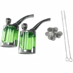 Complete set Cleanable Acrylic Smoking Pipe Fashion Microfilter Tobacco Pipe Circulation Reduce Tar Smoke filter Cigarette Tool - Image 13