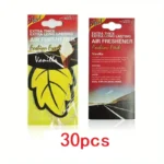 3-60pcs Car Air Freshener Natural Scented Tea Paper Auto Hanging Vanilla Perfume Fragrance Leaf Shape Car Accessories Interior - Image 16