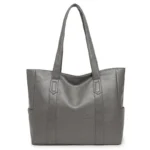 Women PU Leather Large Capacity Shoulder Bag Crossbody Hand Tote Vintage - Image 9