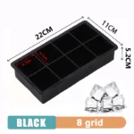 Silicone Ice Cube Tray 4/6/8/15 Grid Jumbo Square Mold - Image 15