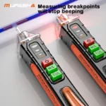 MUFASHA Non-Contact Voltage Detector Electrical Pen AC Voltage Tester Smart Breakpoint Finder 12-1000V - Image 5